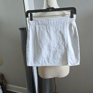 Lioness White Skorts with Elastic Waistband